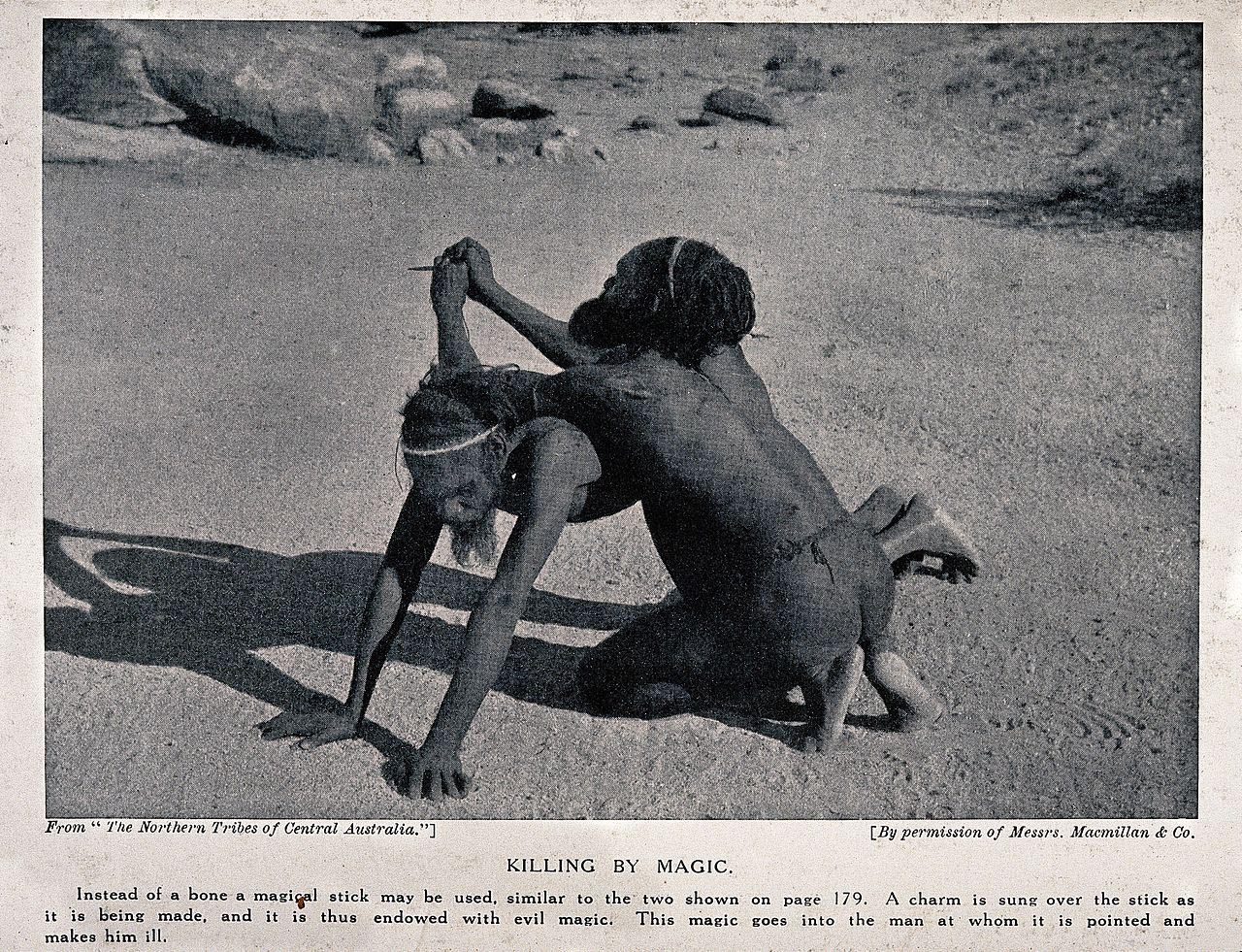 Australian Aborigines Performing a Ceremony