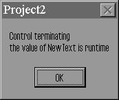 Message Dialog Box
