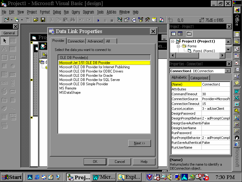 Click to see How to set Connection Properties